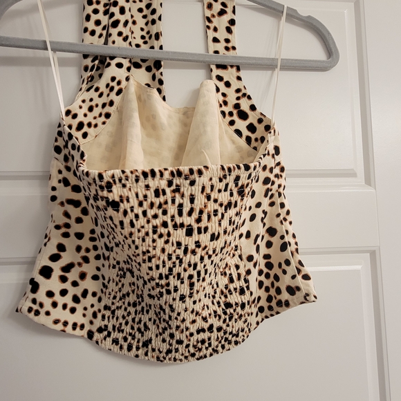 INC International Concepts Cream and Black Tote - Picture 2 of 3